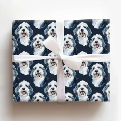 Fluff in the Wind - Gift Wrap for Christmas, Holidays Wrapping Paper, Christmas Wrapping Paper