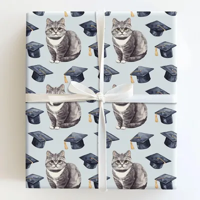 Purrsevered - Gift Wrap for Christmas, Holidays Wrapping Paper, Christmas Wrapping Paper