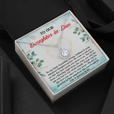 To Our Daughter-In-Law Gift On Wedding Day, Future Daughter In Law Christmas/Wedding Gift For Bride From Mother & Father In Law