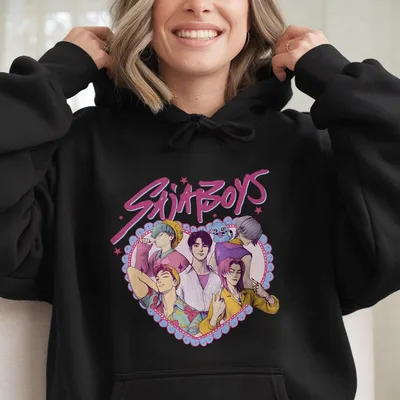 Retro Sajaboys Hoodie K Pop Boy Band Hoodie Demon Hunter Merch