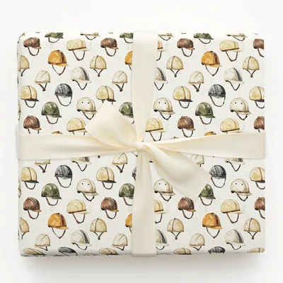 Equestrian Halo - Gift Wrap for Christmas, Holidays Wrapping Paper, Christmas Wrapping Paper