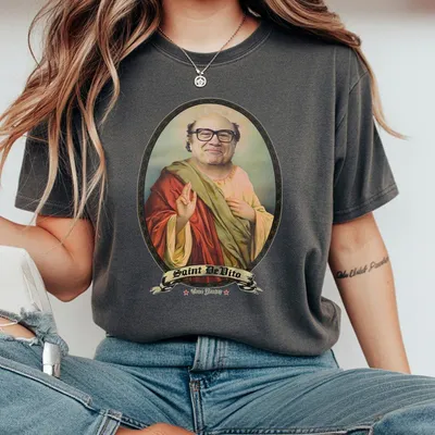 Funny Saint Danny Devito T-Shirt Danny Devito T-Shirt Graphic T-Shirt Unisex T-Shirt Funny T-Shirt Gif For Him Gif For Her Trending