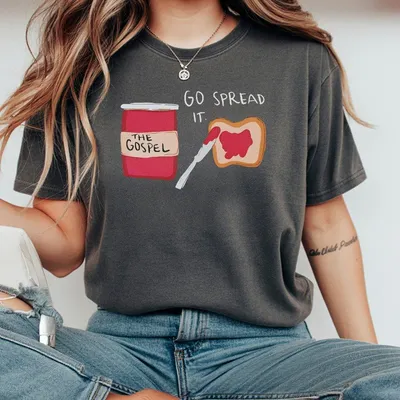 Go Spread It Unisex T-Shirt Christian T-Shirt Vintage I Love Jesus T-Shirt Jesus Design 2025