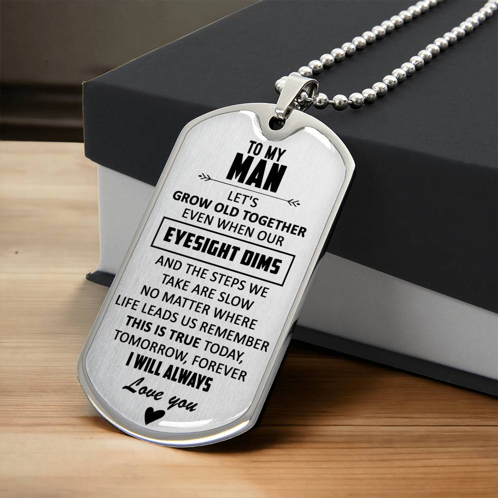 Gift For Your Man - Where Life Leads Us - Dog Tag - Army Tag Necklace, Dog Tag