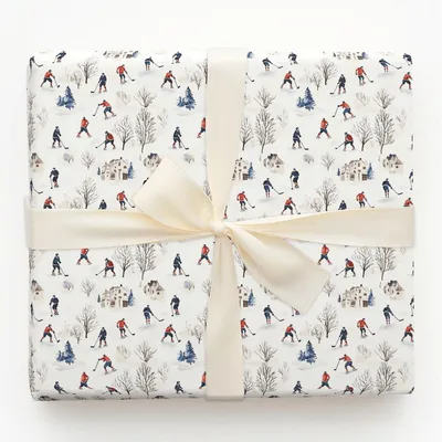 Hat Trick - Gift Wrap for Christmas, Holidays Wrapping Paper, Christmas Wrapping Paper