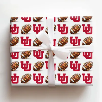 Ute End Zone Lights - Gift Wrap for Christmas, Holidays Wrapping Paper, Christmas Wrapping Paper