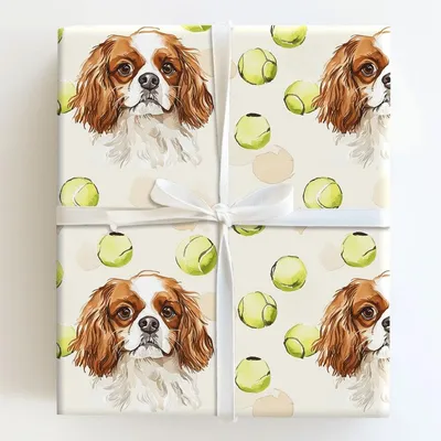 Fetch the Crown - Gift Wrap for Christmas, Holidays Wrapping Paper, Christmas Wrapping Paper
