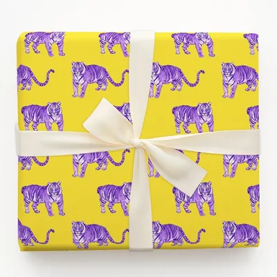 Bayou Bengal - Gift Wrap for Christmas, Holidays Wrapping Paper, Christmas Wrapping Paper