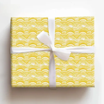 Sunshine Swirls - Gift Wrap for Christmas, Holidays Wrapping Paper, Christmas Wrapping Paper