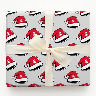 Spartan Santa Hat - Gift Wrap for Christmas, Holidays Wrapping Paper, Christmas Wrapping Paper