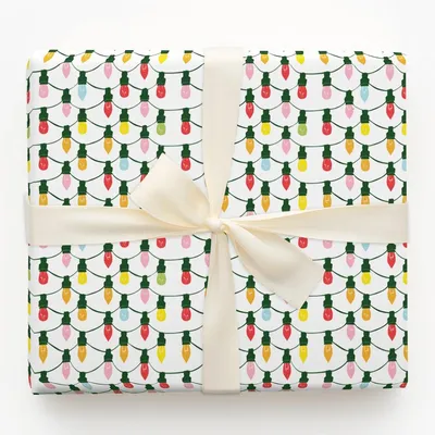 Christmas Strobes - Gift Wrap for Christmas, Holidays Wrapping Paper, Christmas Wrapping Paper