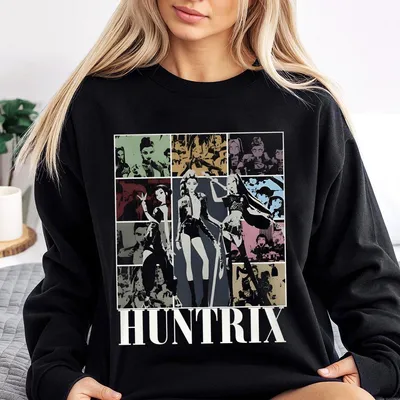 Kpop Huntrix Sweatshirt Kpop Demon Hunters Sweatshirt Kpop Huntrix Pin Mira Rumi Zoey Sweatshirt Gift For Huntrix Fans Saja Boys Fans Sweatshirt