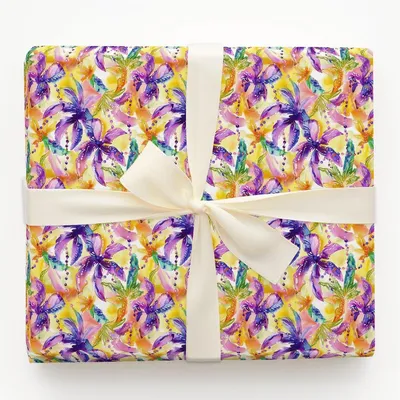 Mardi in the Streets - Gift Wrap for Christmas, Holidays Wrapping Paper, Christmas Wrapping Paper