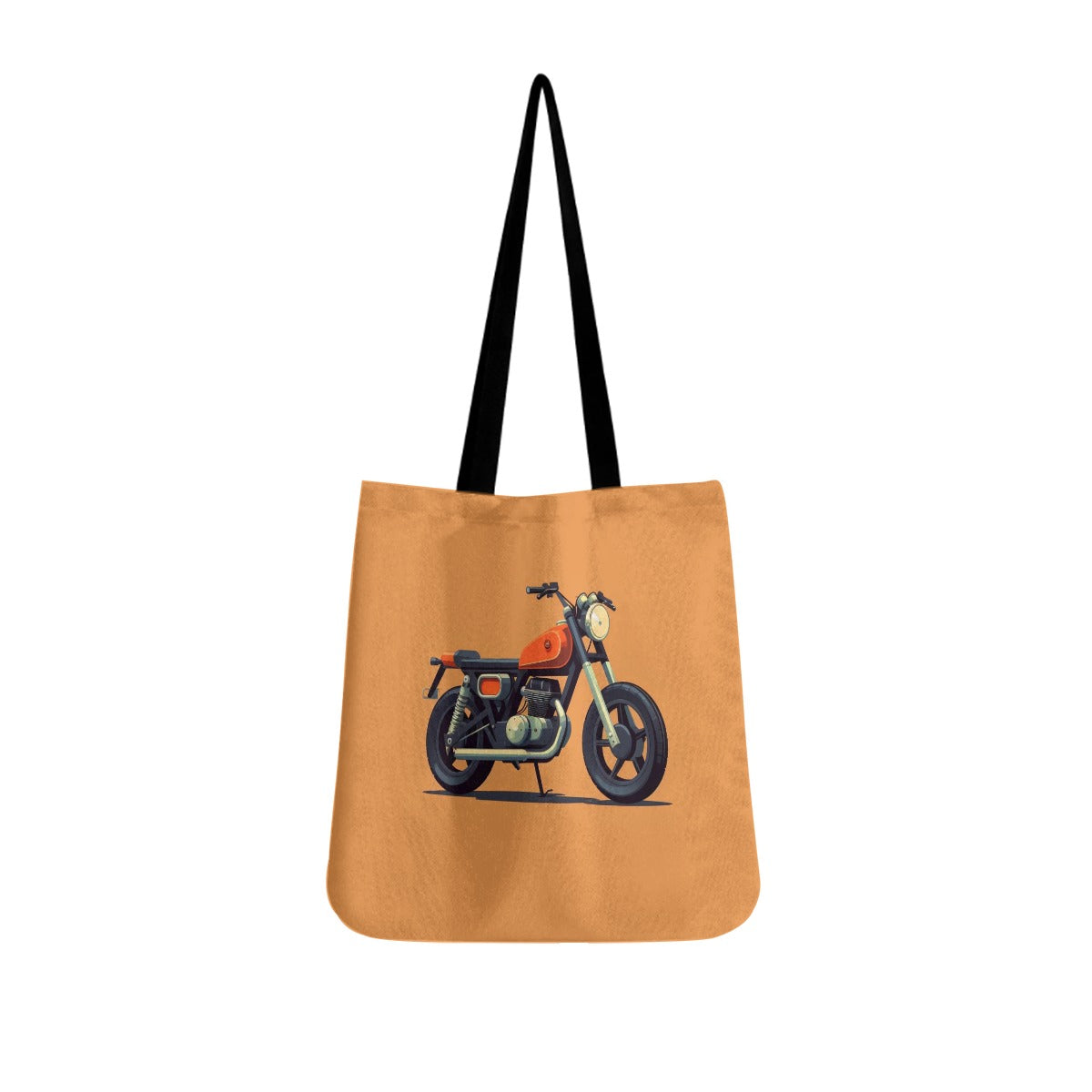 Retro Motorcycle Cloth Tote Bags