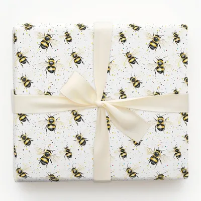 Hive Five - Gift Wrap for Christmas, Holidays Wrapping Paper, Christmas Wrapping Paper