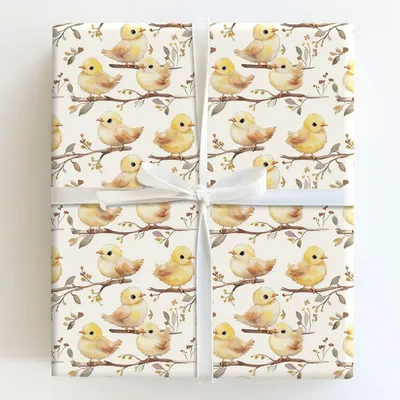 Born to Beak - Gift Wrap for Christmas, Holidays Wrapping Paper, Christmas Wrapping Paper