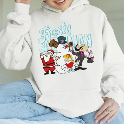 Vintage Frosty The Snowman Hoodie, Retro Christmas Hoodie, Cute Christmas Hoodie, Frosty Christmas Hoodie, Snowman Hoodie
