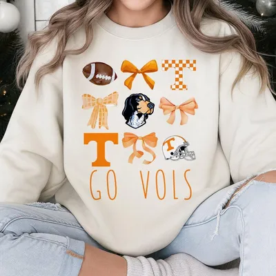 University Of Tennessee Volunteers Sweatshirt Go Vols Mascot Hound Big Orange College Game Day