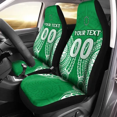 Custom Cook Islands Mitiaro Car Seat Covers Tribal Pattern