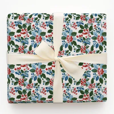 Garland Orchard - Gift Wrap for Christmas, Holidays Wrapping Paper, Christmas Wrapping Paper