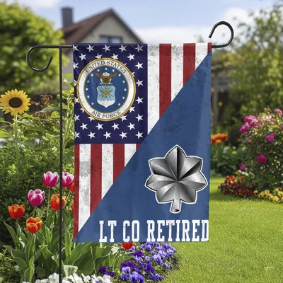 Vertical Garden - O 5 Lieutenant Colonel Lt Co Rank Insignia Vertical Garden Flag