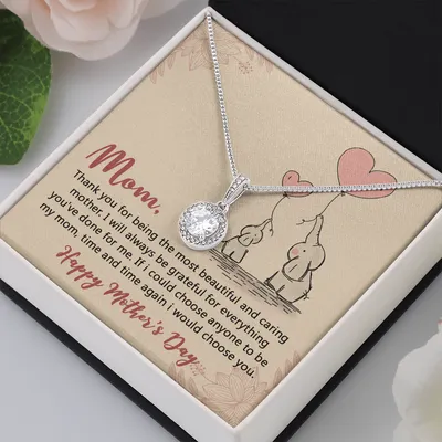 Thank You Mom - Mother's Day Gift Necklace