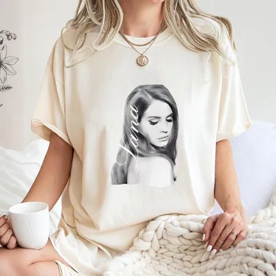 Singer Lana Del Rey Outfit T-Shirt T-Shirt Clothing Summer Men S Women Top T-Shirt Streetwear Loose Casual