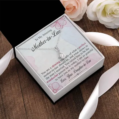 To My Amazing Mother-In-Law Alluring Beauty Necklace