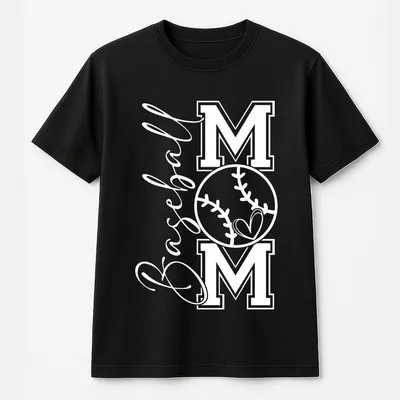 Baseball Mom T-Shirt, Baseball Mama T-Shirt, Gift For Mom, Vintage Graphic T-Shirt, T-Shirt Women