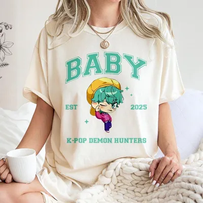 Sajaboys T-Shirt Kpop Demon Hunter T-Shirt Gift For Kpop Fans Demon Hunters T-Shirt Jinu Baby Abby Romance Mystery Saja Boys
