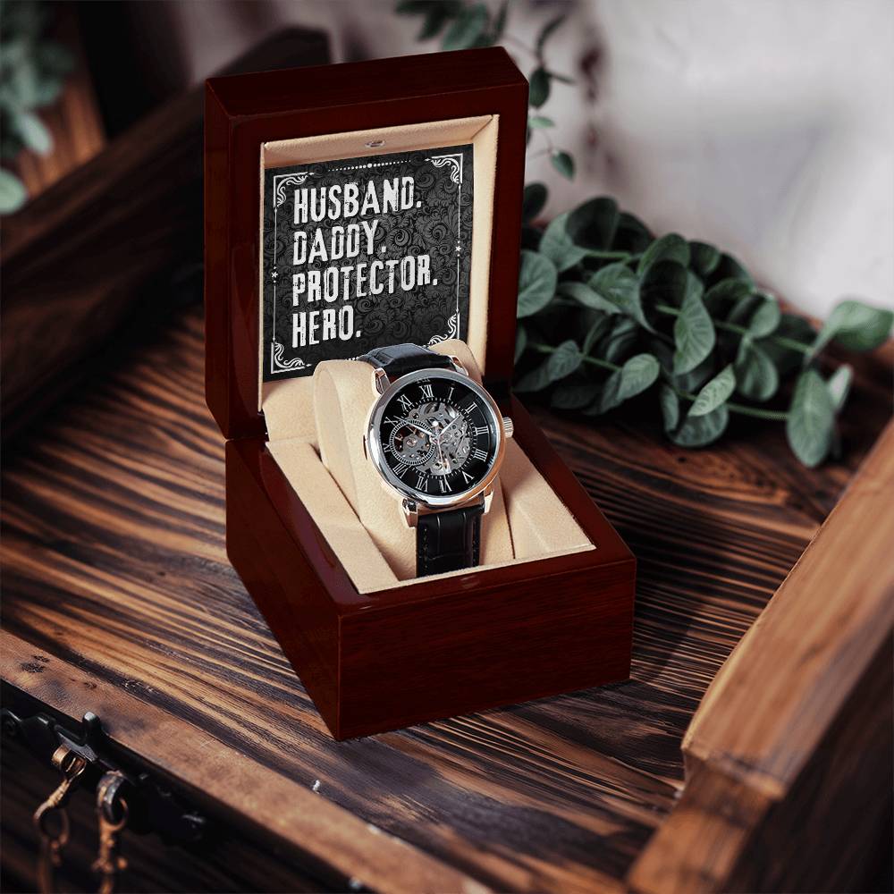 Awesome Men's Openwork Watch Gift