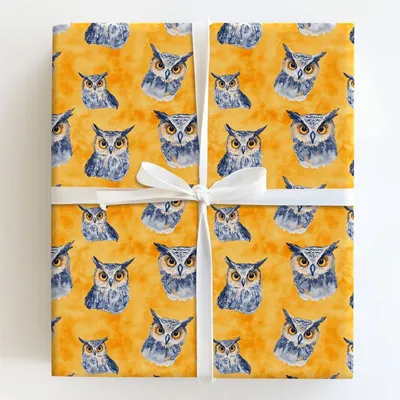 Look No Feather - Gift Wrap for Christmas, Holidays Wrapping Paper, Christmas Wrapping Paper