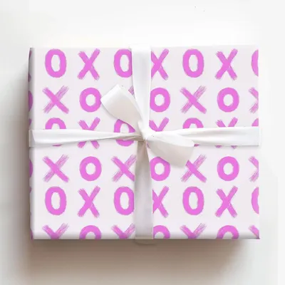 XO Camellia - Gift Wrap for Christmas, Holidays Wrapping Paper, Christmas Wrapping Paper