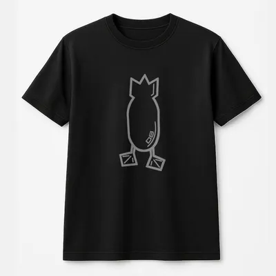 Dive Bomb Clothing Bomber T-Shirt, Minimalist Bomb Logo Design, Unisex In Brown,Olive & White, Stylish Outdoor T-Shirt For Men & Women