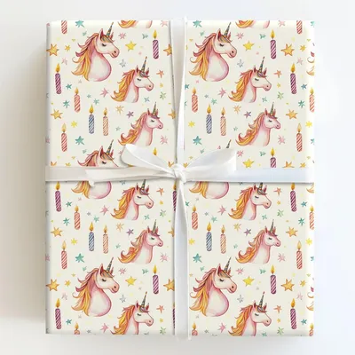 Wishes Beyond the Horns - Gift Wrap for Christmas, Holidays Wrapping Paper, Christmas Wrapping Paper