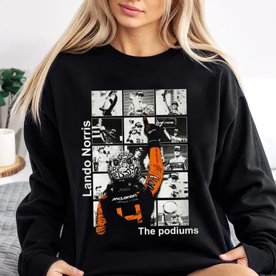 Vintage Mclaren Lando Norris Formula One Unisex Sweatshirt, F1 Racing Team Fan Sweatshirt, Formula One Graphic Merch