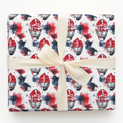 Mask Madness - Gift Wrap for Christmas, Holidays Wrapping Paper, Christmas Wrapping Paper