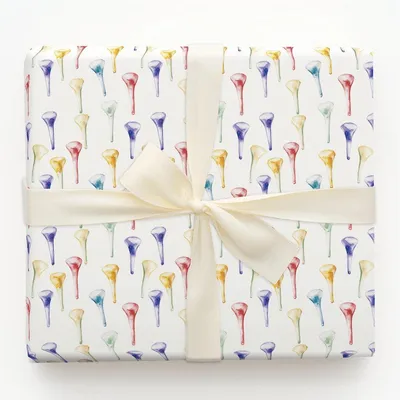 Tee on Time - Gift Wrap for Christmas, Holidays Wrapping Paper, Christmas Wrapping Paper