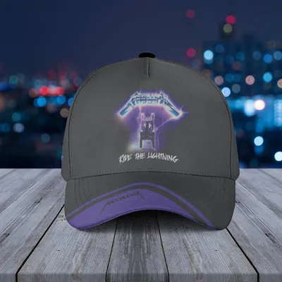 Baseball Cap Metallica Ride The Lightning, Rock Band Fan Hat Baseball Cap