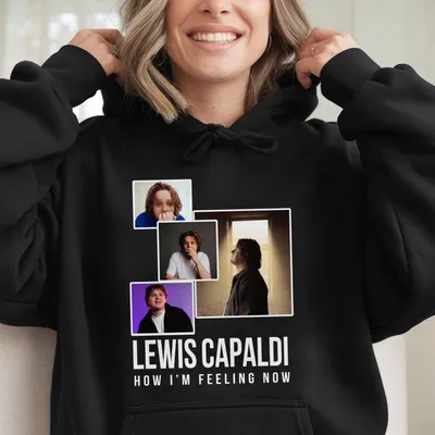 Lewis Capaldi Tour 2025 Hoodie How I'M Feeling Now Concert Merch Festival Outfit For Fans Official Uk Music Hoodie