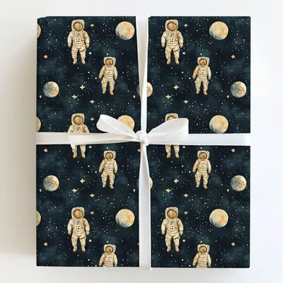 Zero Gravity - Gift Wrap for Christmas, Holidays Wrapping Paper, Christmas Wrapping Paper