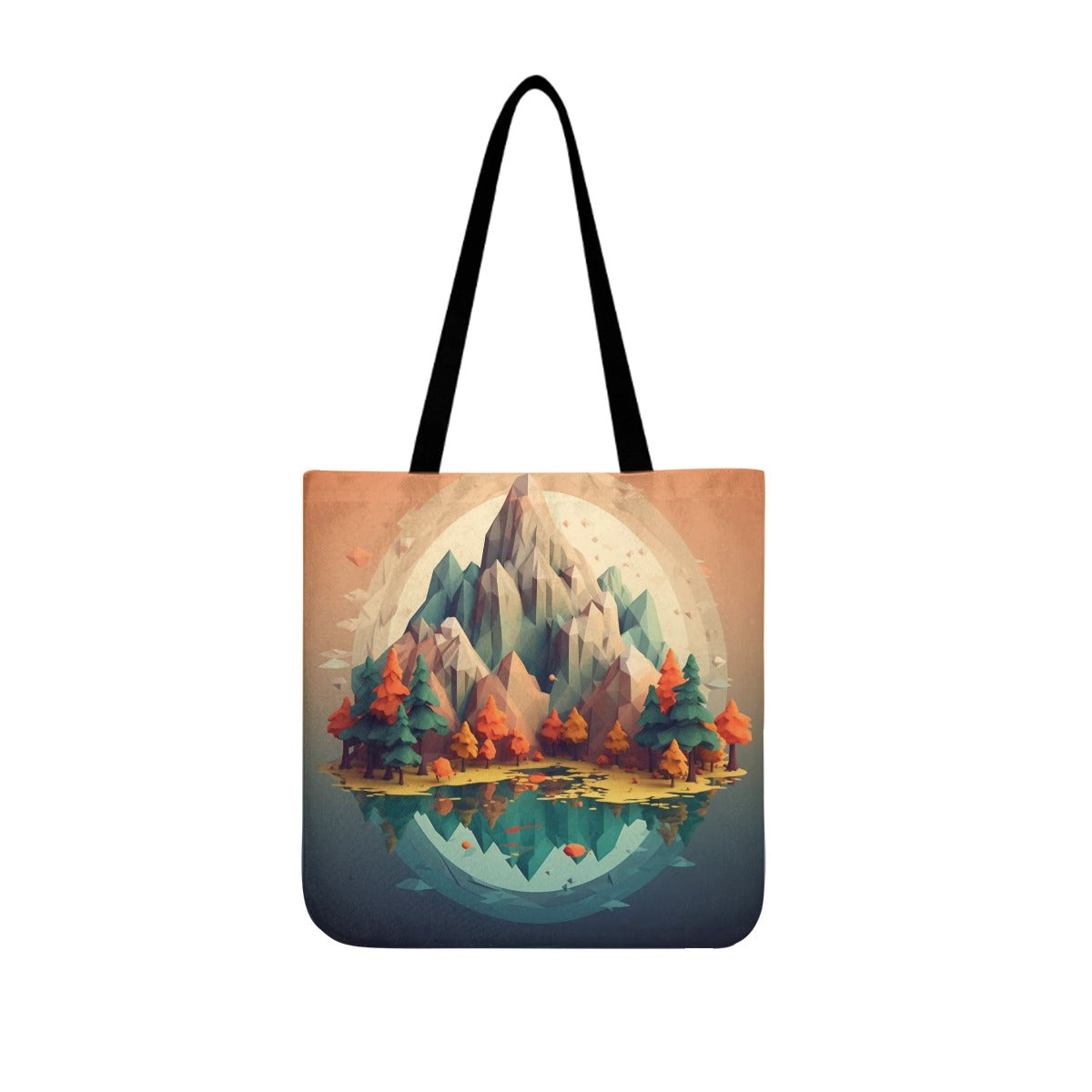 Autumn Peaks Cloth Tote Bags