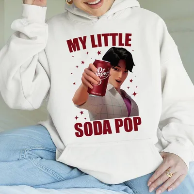 Kpop Demon Hunters Saja Boys Jinu Dr Pepper Hoodie My Little Soda Pop Hoodie For Unisex Cute Anime Graphic