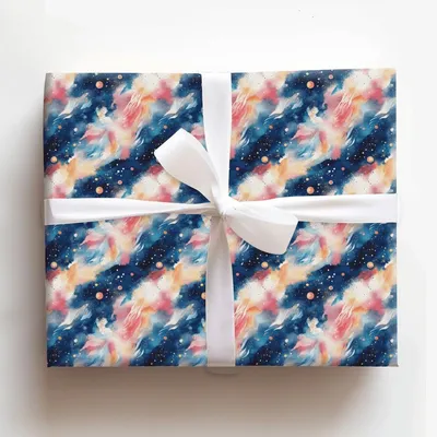 Cosmic Dreams - Gift Wrap for Christmas, Holidays Wrapping Paper, Christmas Wrapping Paper