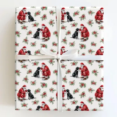 Good Boy - Gift Wrap for Christmas, Holidays Wrapping Paper, Christmas Wrapping Paper