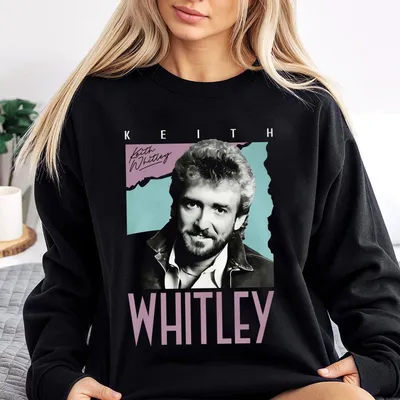 Vintage Keith Whitley Country Music 80s Retro Style Sweatshirt Sweatshirt Casual Classic, Menswear Top Underwear Streetwear