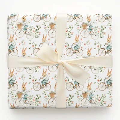 Springtime Spin - Gift Wrap for Christmas, Holidays Wrapping Paper, Christmas Wrapping Paper
