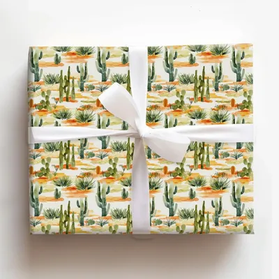 Prickly Pal - Gift Wrap for Christmas, Holidays Wrapping Paper, Christmas Wrapping Paper