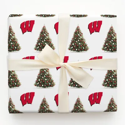 Festive Badger Fir - Gift Wrap for Christmas, Holidays Wrapping Paper, Christmas Wrapping Paper