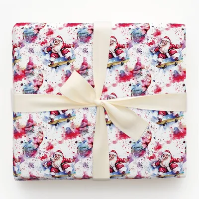 Halfpipe Holiday - Gift Wrap for Christmas, Holidays Wrapping Paper, Christmas Wrapping Paper